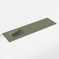 LEX Army Lavabo encastré solid surface 110cm. Position lavabo Gauche.