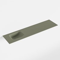 LEX Army Inset / Built-in Basin solid surface 120cm. Position basin Left.