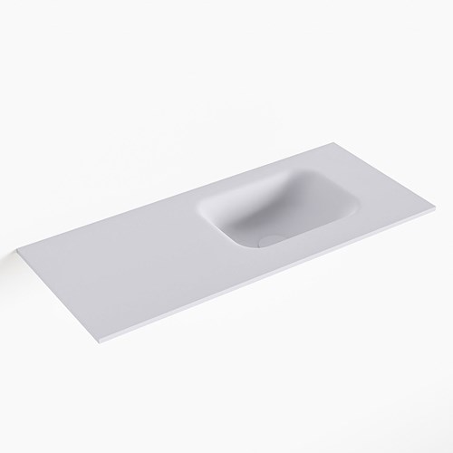 LEX Cale Lavabo encastrado solid surface 70cm. Posición del fregadero Derecho.