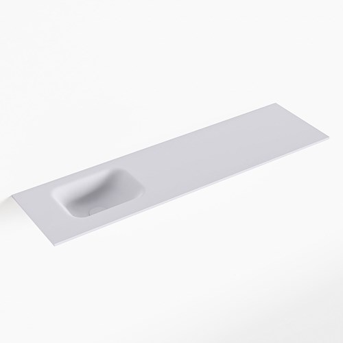 LEX Cale Lavabo encastrado solid surface 110cm. Posición del fregadero Izquierda.