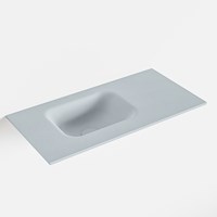 LEX Clay Lavabo encastré solid surface 61cm. Position lavabo Gauche.