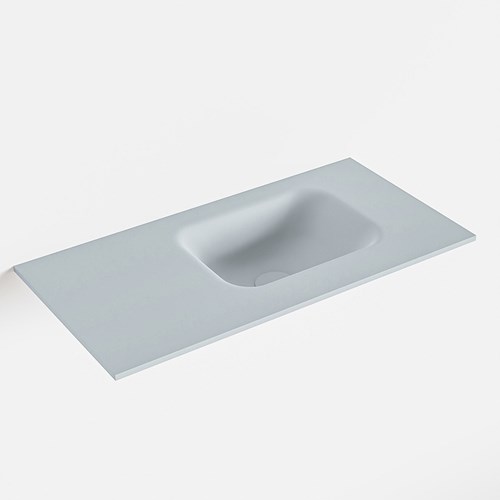 LEX Clay einbauwaschbecken solid surface (mineralwerkstoff) 60cm. Waschbeckenposition Rechts.