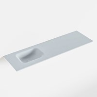 LEX Clay Inset / Built-in Basin solid surface 101cm. Position basin Left.