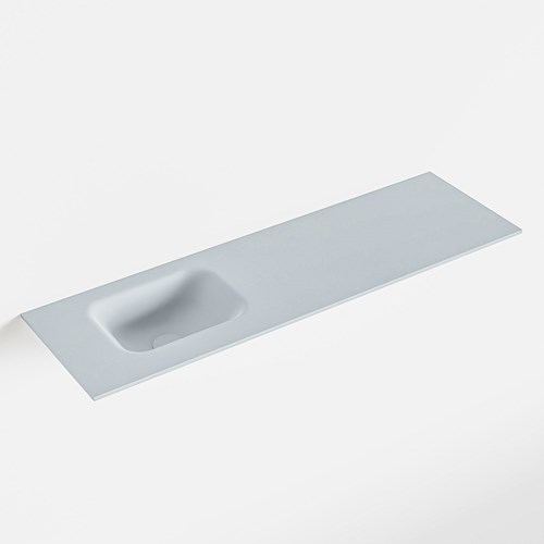 LEX Clay Inset / Built-in Basin solid surface 101cm. Position basin Left.
