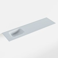 LEX Clay Lavabo encastré solid surface 111cm. Position lavabo Gauche.