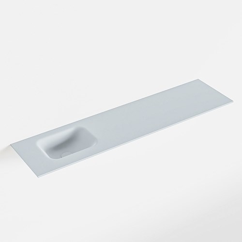 LEX Clay einbauwaschbecken solid surface (mineralwerkstoff) 121cm. Waschbeckenposition Links.