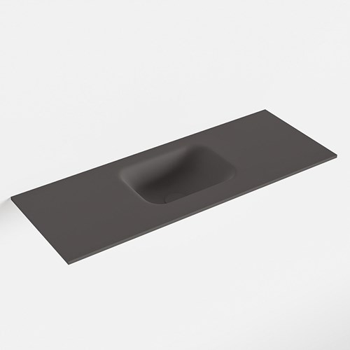 LEX Dark Grey Inset / Built-in Basin solid surface 81cm. Position basin Center.