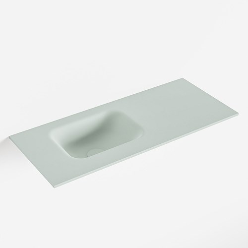 LEX Greey einbauwaschbecken solid surface (mineralwerkstoff) 71cm. Waschbeckenposition Links.