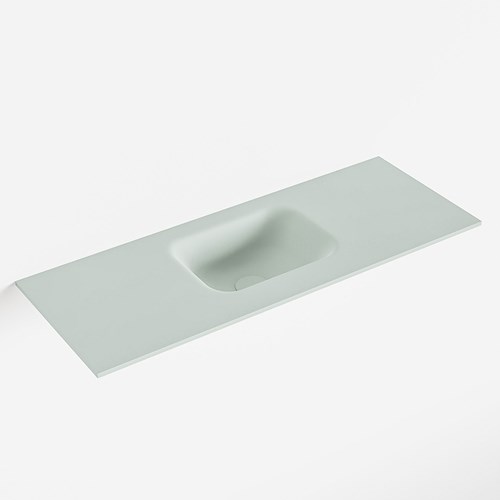 LEX Greey Lavabo encastrado solid surface 81cm. Posición del fregadero Centro.