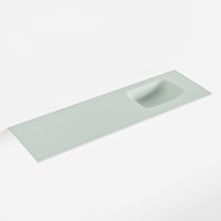 LEX Greey Inset / Built-in Basin solid surface 100cm. Position basin Right.