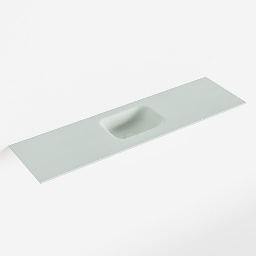 LEX Greey Lavabo encastrado solid surface 110cm. Posición del fregadero Centro.