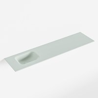LEX Greey Lavabo encastrado solid surface 120cm. Posición del fregadero Izquierda.