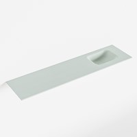 LEX Greey Inset / Built-in Basin solid surface 121cm. Position basin Right.