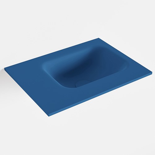 LEX Jeans Lavabo encastré solid surface 40cm. Position lavabo Droite.