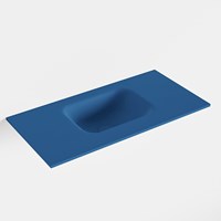 LEX Jeans Lavabo encastrado solid surface 60cm. Posición del fregadero Centro.