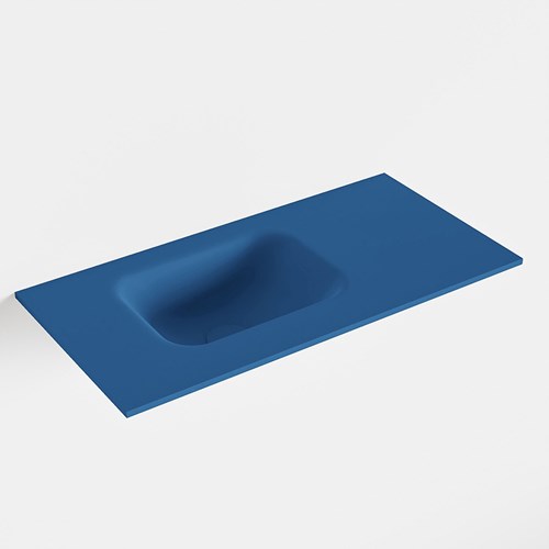 LEX Jeans einbauwaschbecken solid surface (mineralwerkstoff) 60cm. Waschbeckenposition Links.