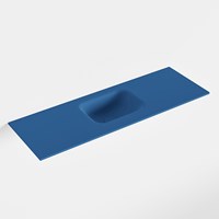 LEX Jeans solid surface inleg wastafel voor badmeubel 91cm. Positie wasbak midden