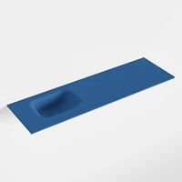 LEX Jeans solid surface inleg wastafel voor badmeubel 101cm. Positie wasbak links