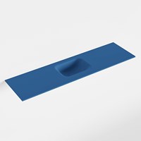 LEX Jeans einbauwaschbecken solid surface (mineralwerkstoff) 110cm. Waschbeckenposition Mittig.