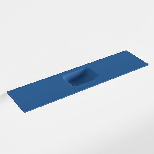 LEX Jeans Lavabo encastré solid surface 120cm. Position lavabo Centrée.