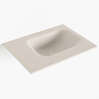LEX Linen Lavabo encastrado solid surface 41cm. Posición del fregadero Derecho.