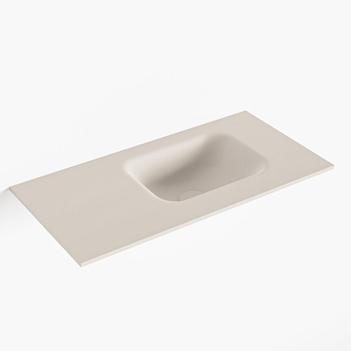 LEX Linen Inset / Built-in Basin solid surface 60cm. Position basin Right.