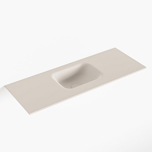LEX Linen Inset / Built-in Basin solid surface 80cm. Position basin Center.