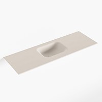 LEX Linen Lavabo encastrado solid surface 90cm. Posición del fregadero Centro.