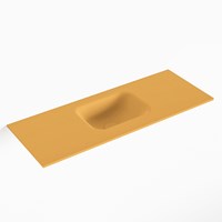 LEX Ocher einbauwaschbecken solid surface (mineralwerkstoff) 81cm. Waschbeckenposition Mittig.