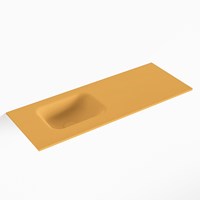LEX Ocher Lavabo incasso solid surface 80cm. Posizione lavabo Sinistra.