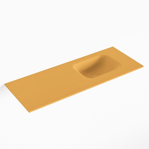LEX Ocher Inset / Built-in Basin solid surface 81cm. Position basin Right.