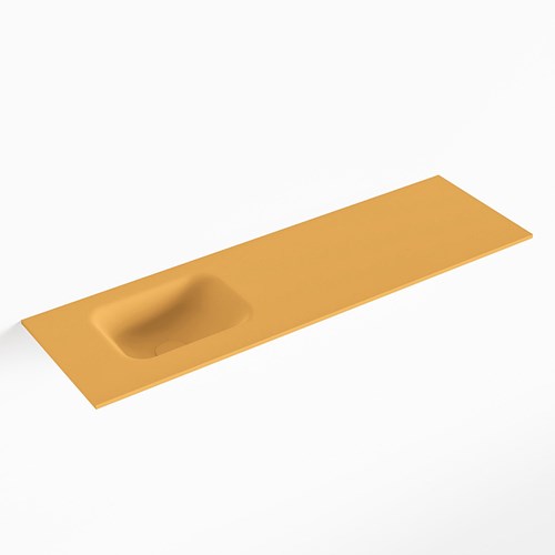 LEX Ocher Lavabo encastré solid surface 101cm. Position lavabo Gauche.