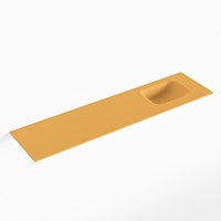 LEX Ocher Inset / Built-in Basin solid surface 121cm. Position basin Right.