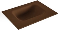 LEX Rust einbauwaschbecken solid surface (mineralwerkstoff) 41cm. Waschbeckenposition Mittig.