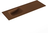 LEX Rust Lavabo incasso solid surface 90cm. Posizione lavabo Sinistra.