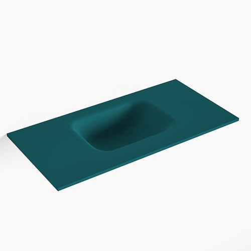 LEX Smag Lavabo incasso solid surface 60cm. Posizione lavabo Centro.