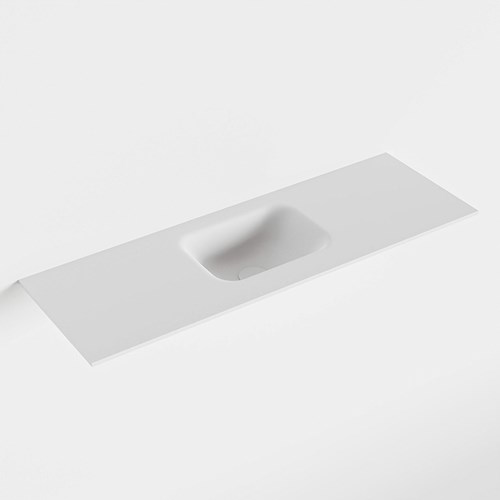 LEX Talc Lavabo encastrado solid surface 90cm. Posición del fregadero Centro.
