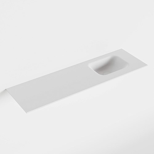 LEX Talc Lavabo encastrado solid surface 101cm. Posición del fregadero Derecho.