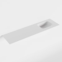 LEX Talc Lavabo encastrado solid surface 110cm. Posición del fregadero Derecho.