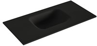 LEX Urban solid surface inleg wastafel voor badmeubel 61cm. Positie wasbak midden