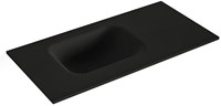 LEX Urban Lavabo encastré solid surface 61cm. Position lavabo Gauche.