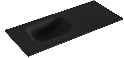 LEX Urban Lavabo encastrado solid surface 70cm. Posición del fregadero Izquierda.
