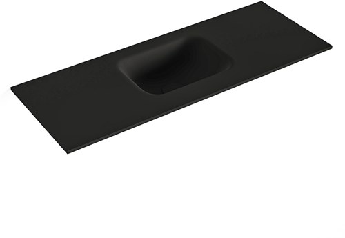 LEX Urban solid surface inleg wastafel voor badmeubel 81cm. Positie wasbak midden