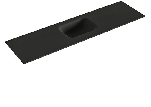 LEX Urban Lavabo encastrado solid surface 110cm. Posición del fregadero Centro.