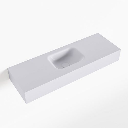 LEX Cale Lavabo suspendido de solid surface 90cm. Posición del fregadero Centro.