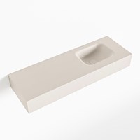 LEX Linen Lavabo mural solid surface 90cm. Position lavabo Droite.