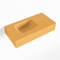 LEX Ocher Lavabo mural solid surface 60cm. Position lavabo Gauche.