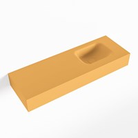 LEX Ocher Wall-Hung Basin solid surface 90cm. Position basin Right.