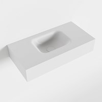 LEX Talc Wall-Hung Basin solid surface 60cm. Position basin Center.
