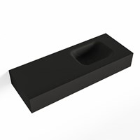 LEX Urban Lavabo sospeso à parete solid surface 80cm. Posizione lavabo Destra.